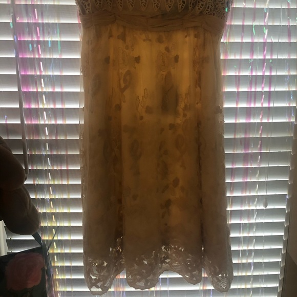 Zeharlale Anthropologie Floral Lace Dress NWT - Picture 2 of 6